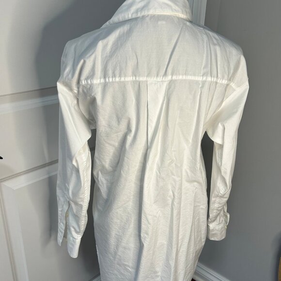 Loft Everyday Shirt White Button Down EUC Size S - Picture 4 of 4